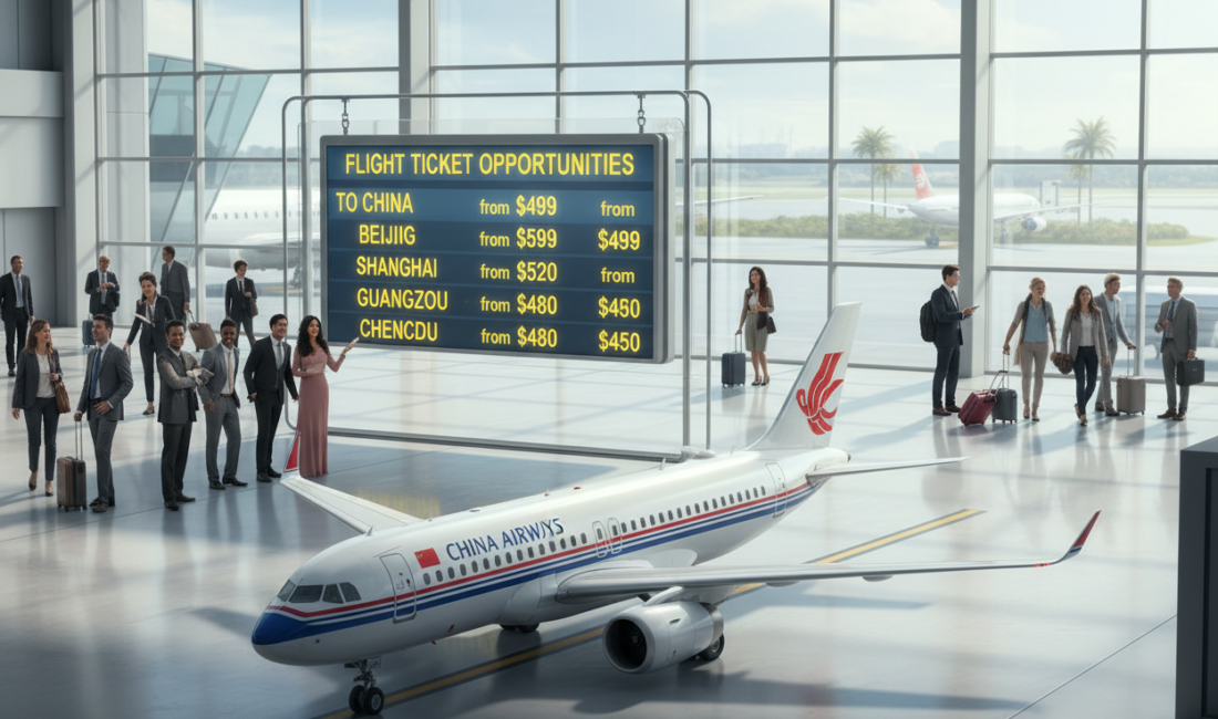 Çin Uçak Bileti – En Uygun Fiyatlarla Uçuş Çin, eşsiz kültürü ve etkileyici manzarasıyla dikkat çeken bir yer.