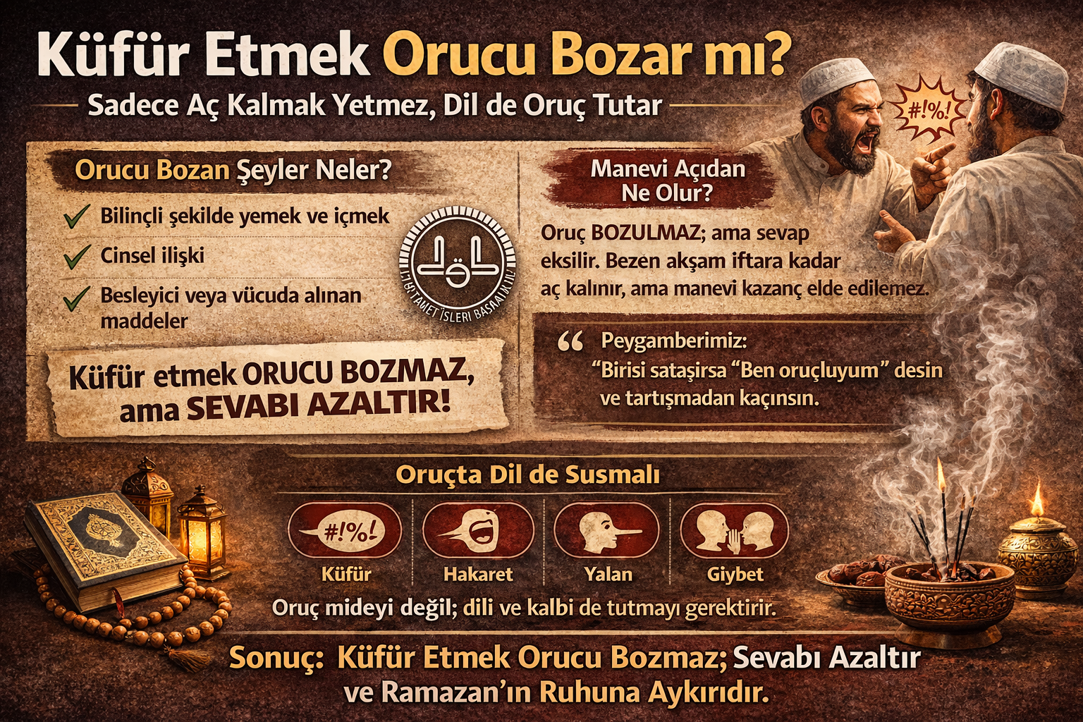 Ramazan ayında oruçla ilgili en çok sorulan sorulardan biri şu: