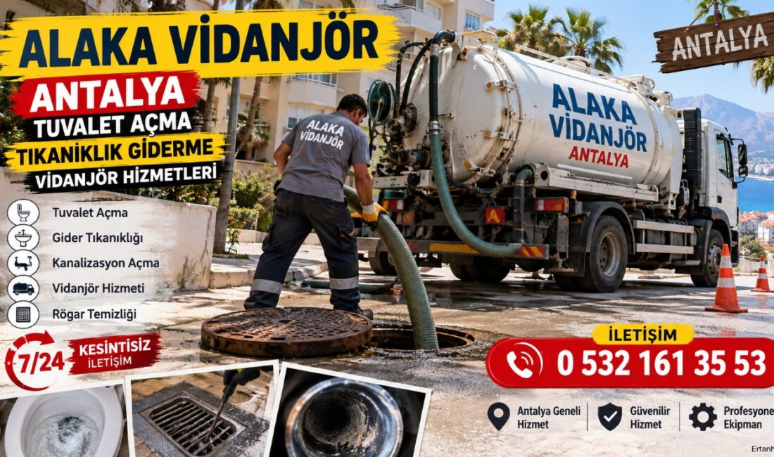 Antalya Vidanjör Tuvalet Gider Açma: 0 532 161 35 53 Antalya’da tuvalet, lavabo ve gider tıkanıklıkları günlük yaşamı aksatabiliyor. Su