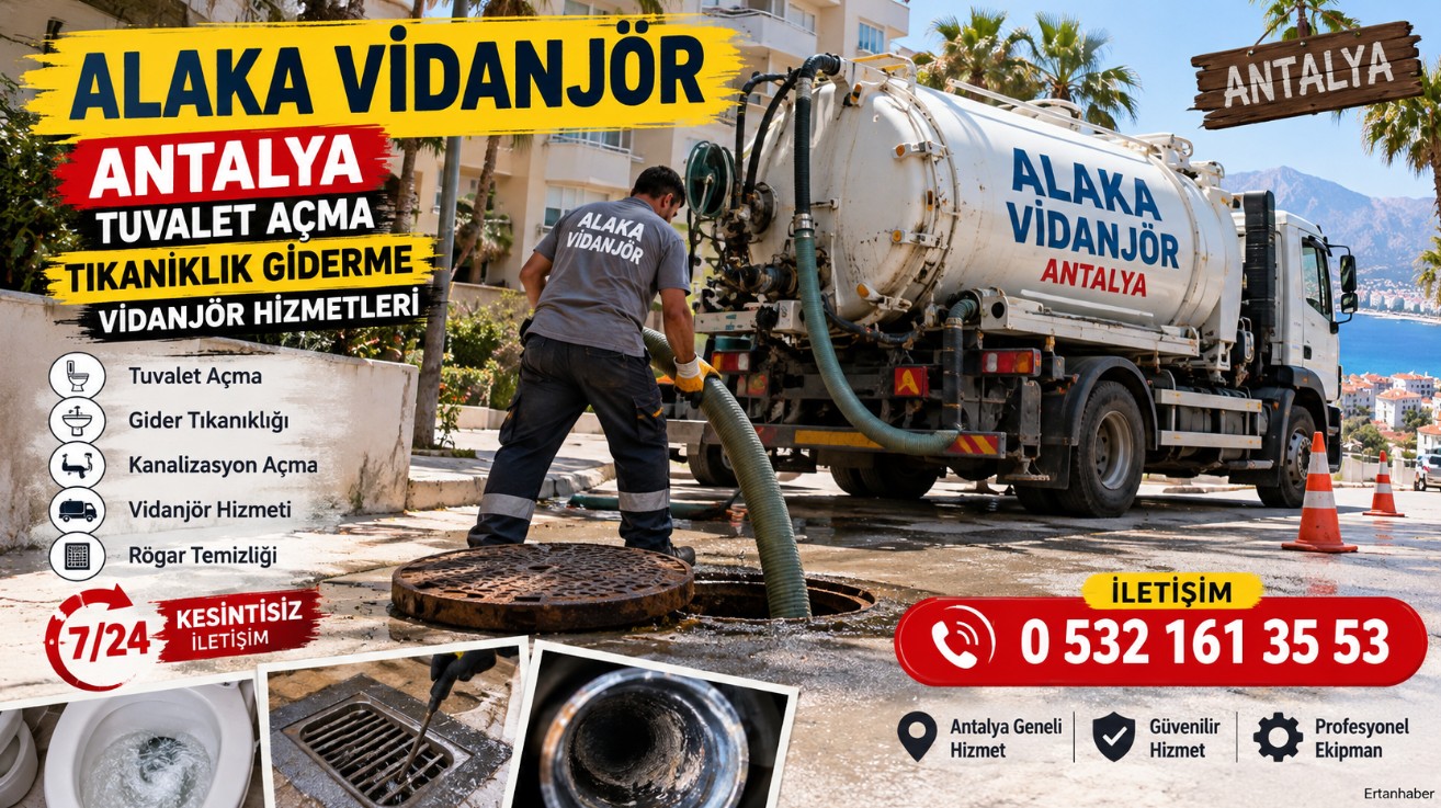 Antalya’da tuvalet, lavabo ve gider tıkanıklıkları günlük yaşamı aksatabiliyor. Su